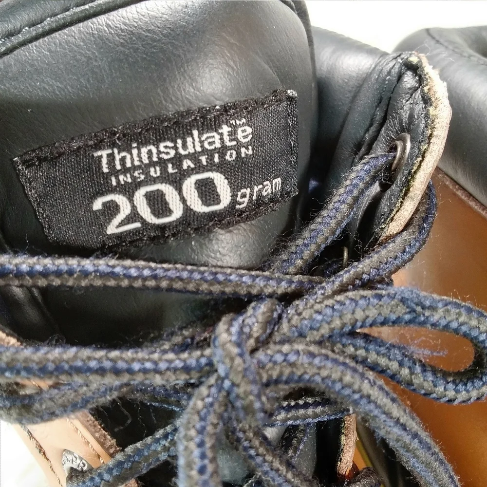 Pro Line Black Brown Duck BOOTS Womens Size 9 Thinsulate Insulated 200 gram